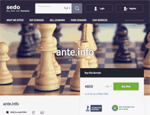 Tablet Screenshot of ante.info